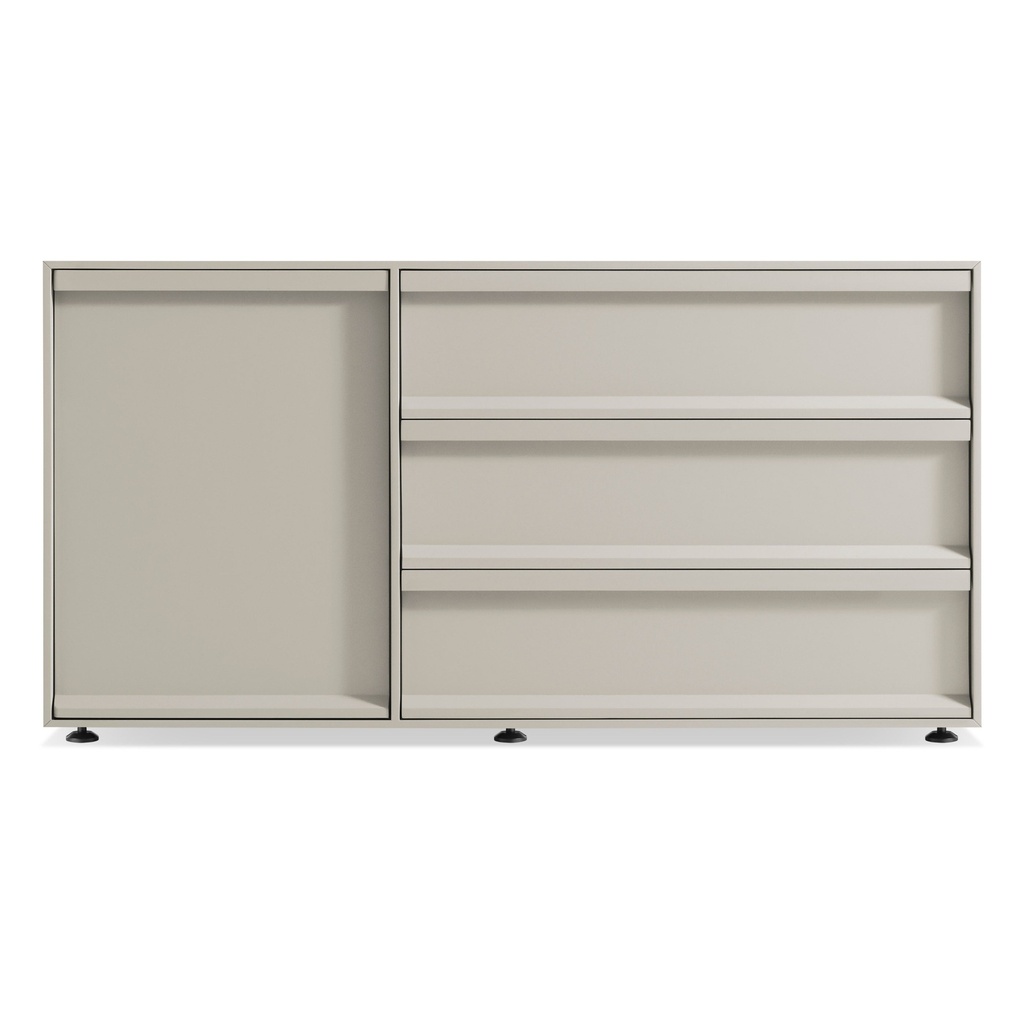 [SC1-1DR3DW-PT] Superchoice 1 Door / 3 Drawer Credenza
