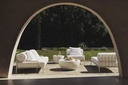 Outdoor Gloss Rowe Sofa