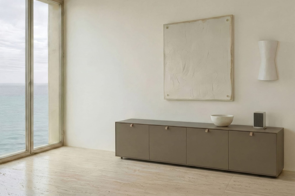 [4067-1-110] Leni 4 Drawer Entertainment Unit