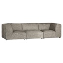 Manson Modular Sofa | Buffalo Leather | Earthy Grey
