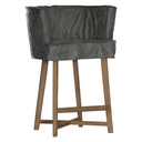 Guatemala Barchair | Buffalo Leather | African Slate