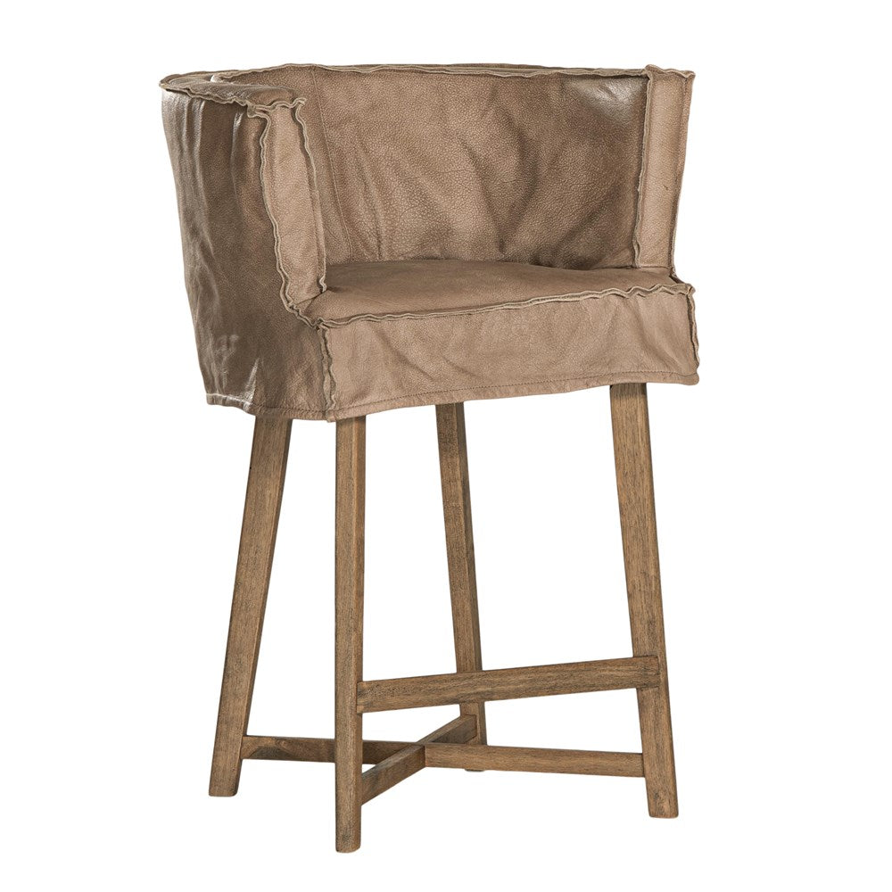 [AK-036EBN] Guatemala Barchair | Buffalo Leather | Enoki Brown