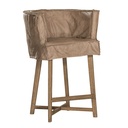 Guatemala Barchair | Buffalo Leather | Enoki Brown