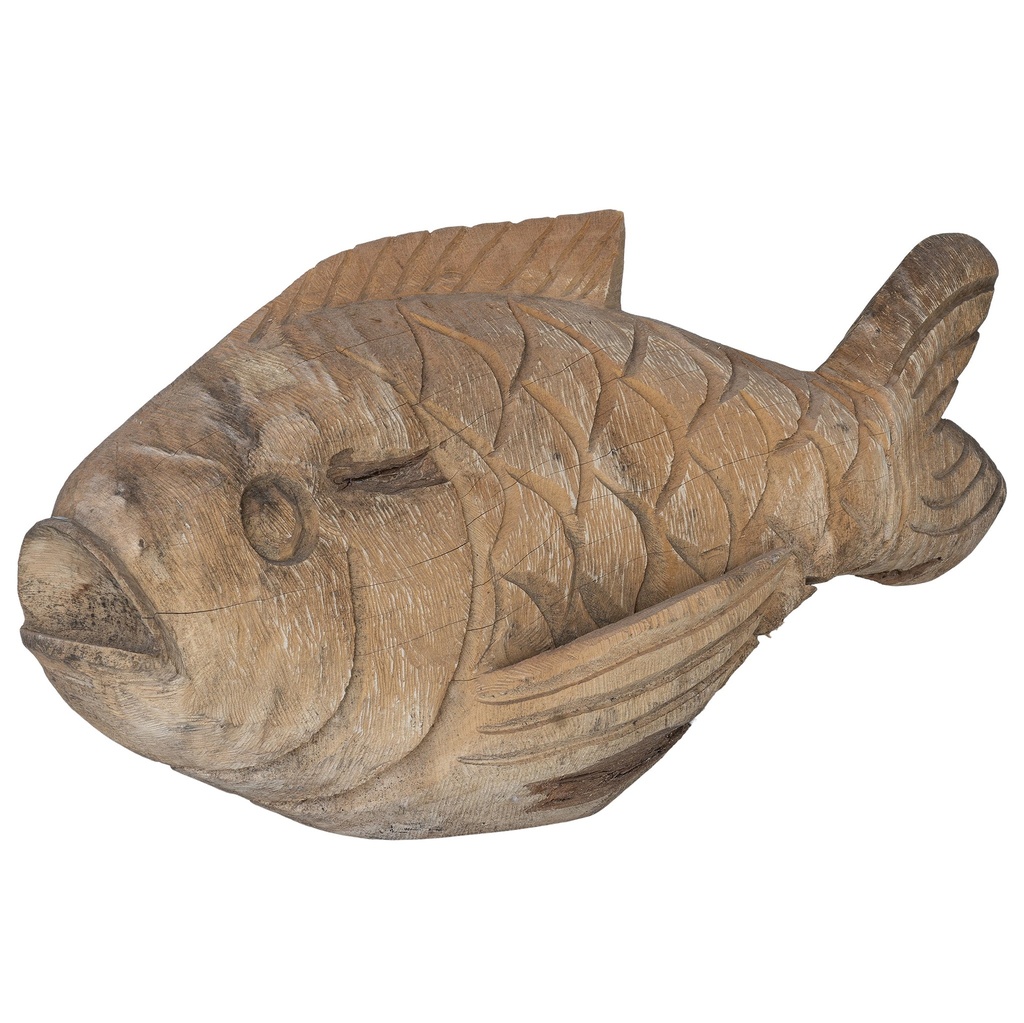 [AM-20L] Jacaranda Fish Statue
