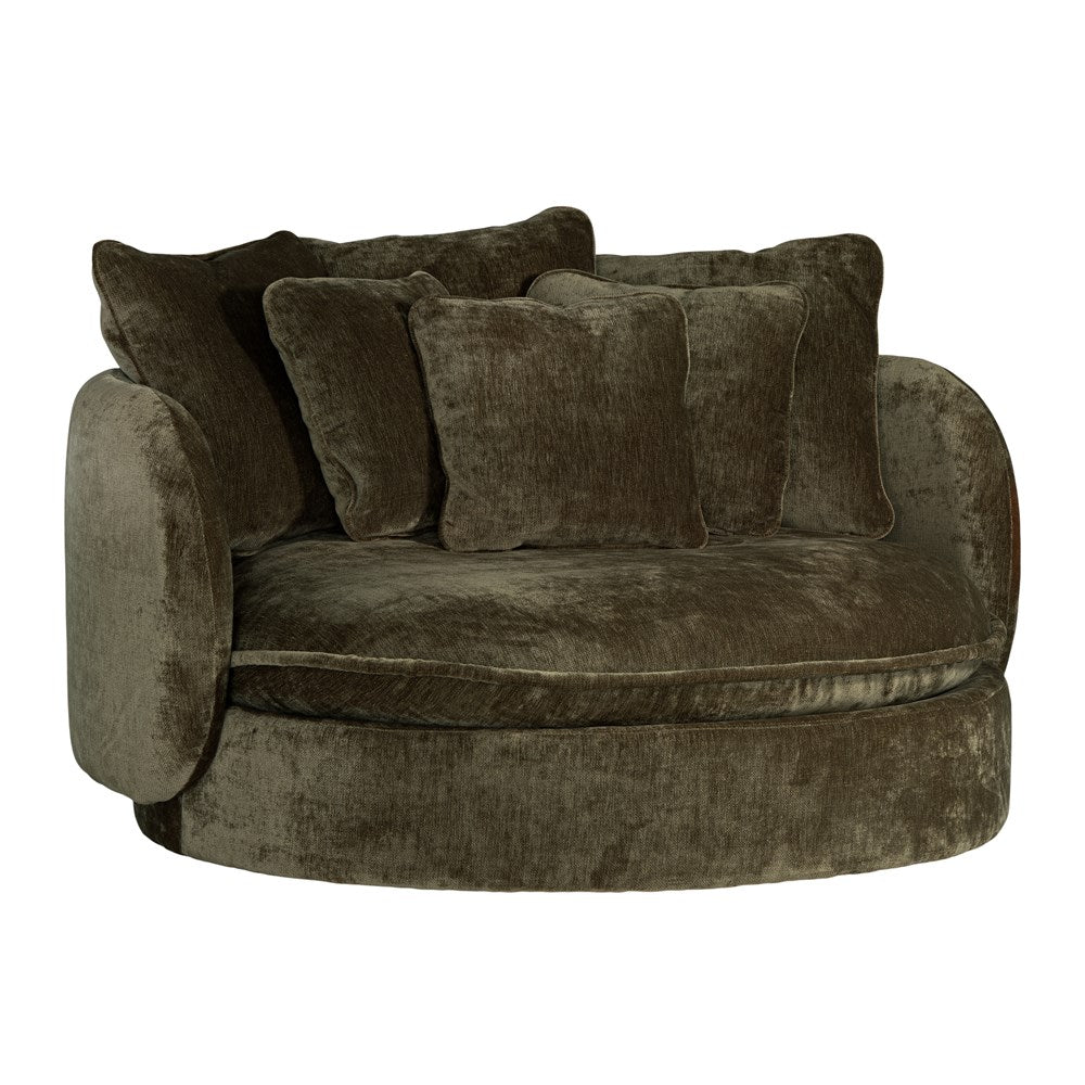 [AS-061H] Nikka Oversized Swivel Lounger | Herb