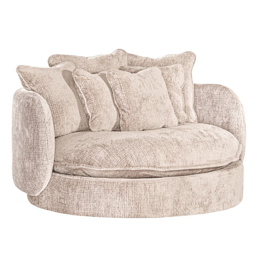 [AS-061SM] Nikka Oversized Swivel Lounger | Sand Mirage