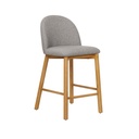 Cohen Barstool - Dusk Grey - Natural Ash