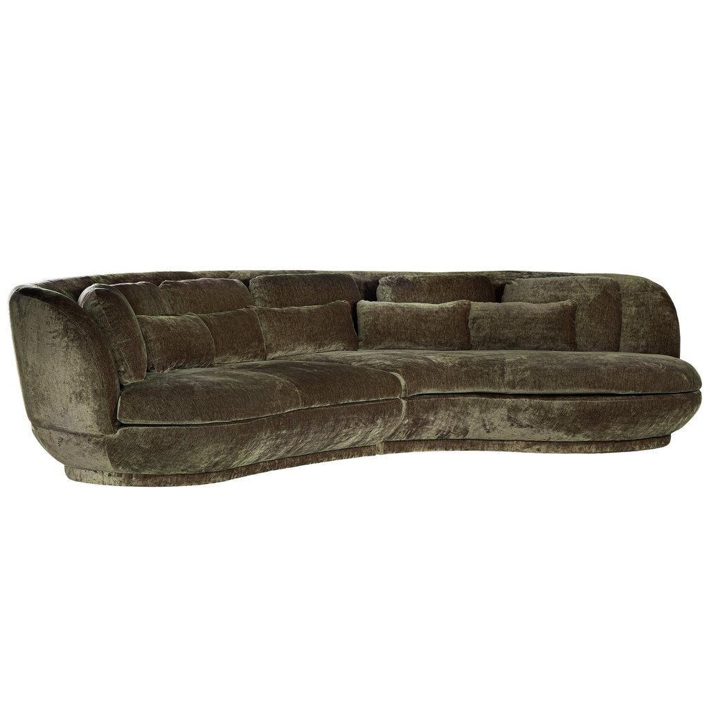 [AS-081H] Nesta Sculptural Sofa | Herb