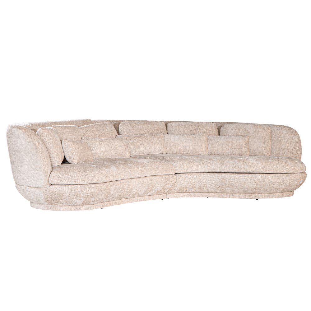 [AS-081SM] Nesta Sculptural Sofa | Sand Mirage