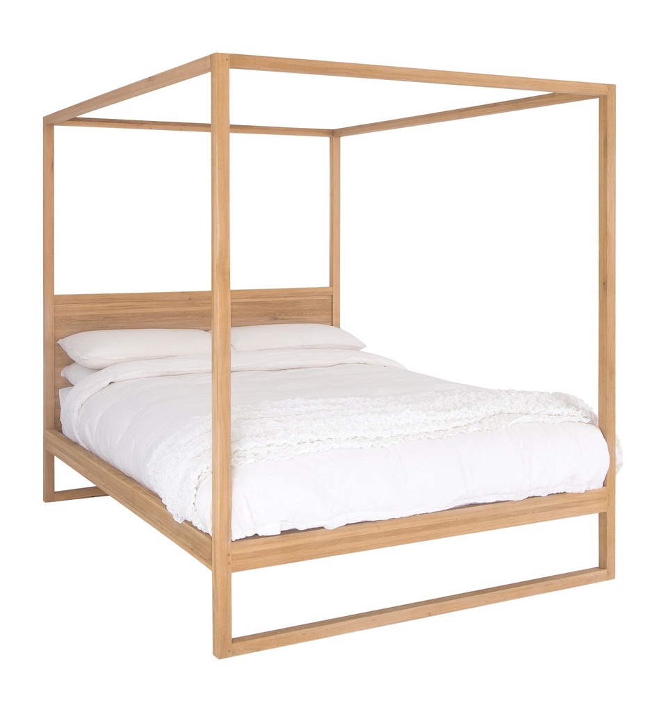 [FW-004N] Strand Four Poster Bed | Natural