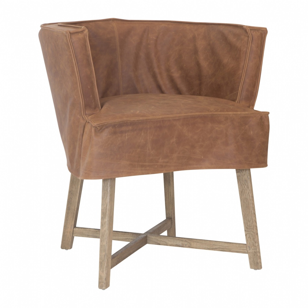 Guatemala Dining Chair | Leather | Brogan Brown