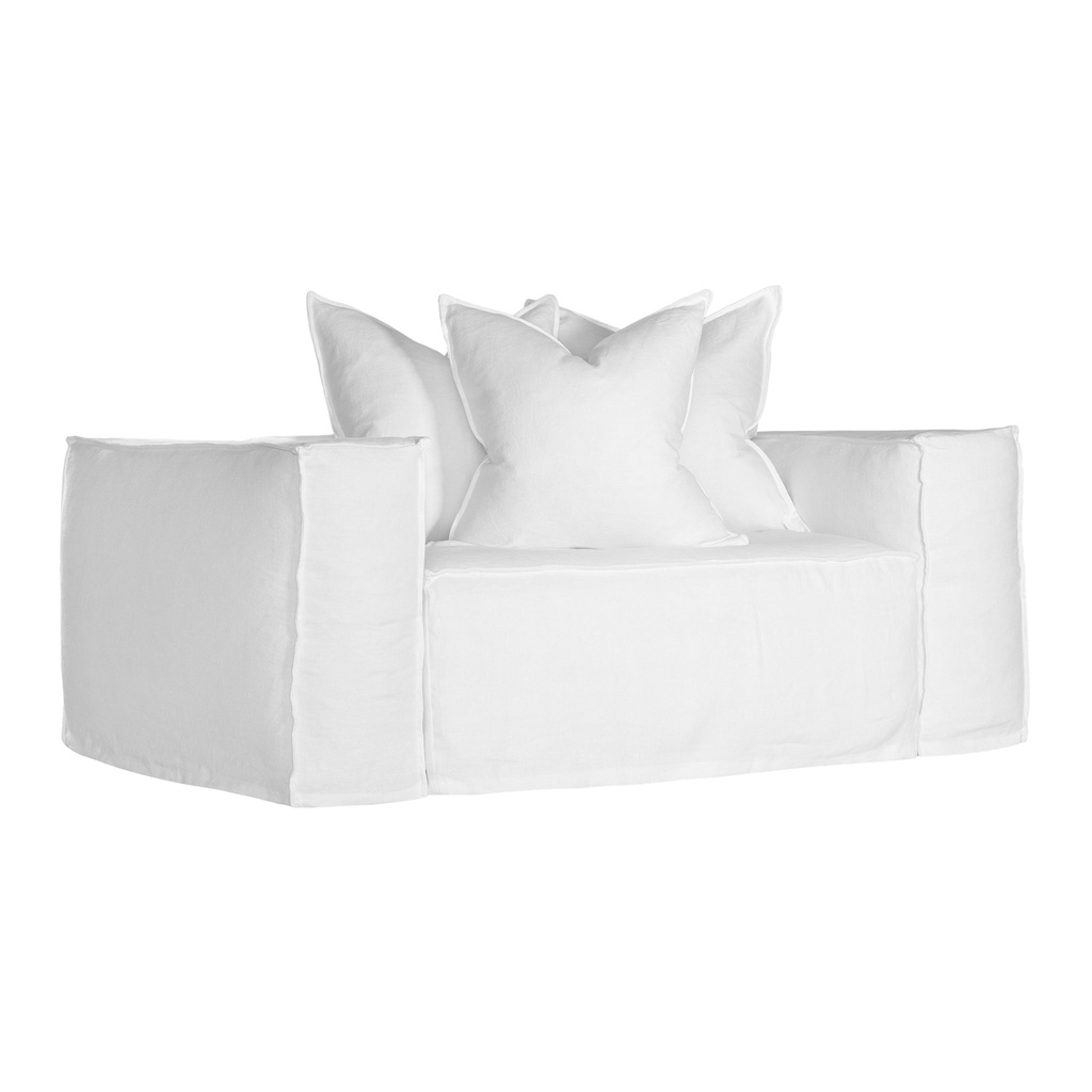[QA-043CW] Hendrix Modular Sofa | Replacement Slipcover | Casual Stitching