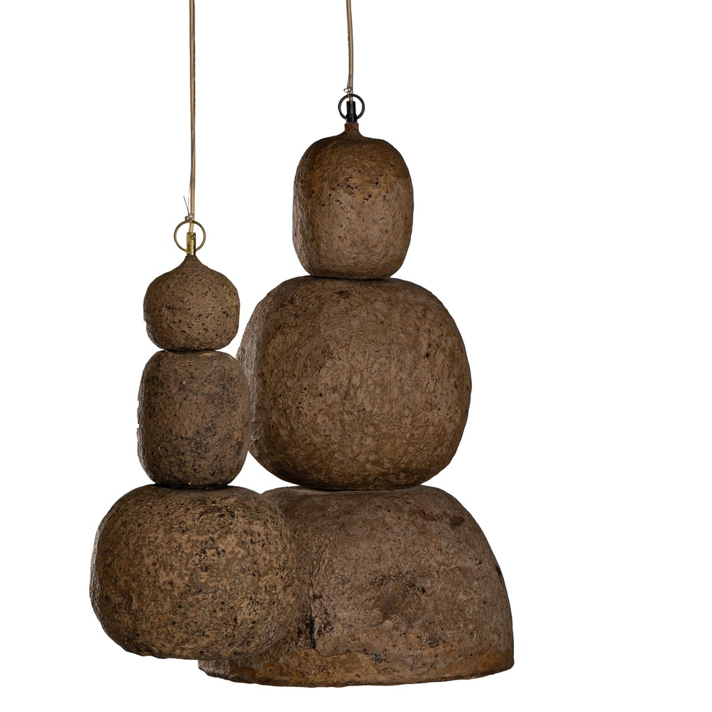 [RI-001SDR] Lulah Pendant | Sculptural Composite | Dark Roast