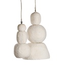 Lulah Pendant | Sculptural Composite | Light Roast
