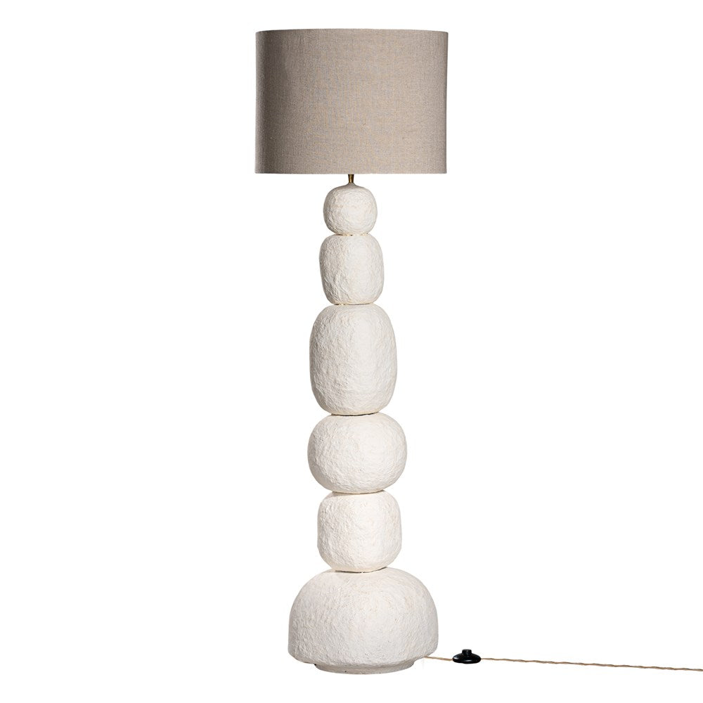 [RI-003LRBASE] Lulah Floor Light | Sculptural Composite | Light Roast