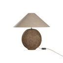 Sabi Table Lamp | Sculptural Composite | Dark Roast | Small