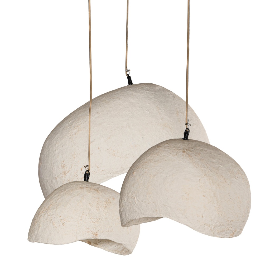 [RI-009SLR] Kala Pendant | Sculptural Composite | Light Roast