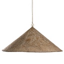 Khufu Pendant | Sculptural Composite | Large | Dark Roast