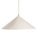 Khufu Pendant | Sculptural Composite | Large | Light Roast