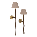 Nuuri Sculptural Composite Wall Sconce | Dark Roast