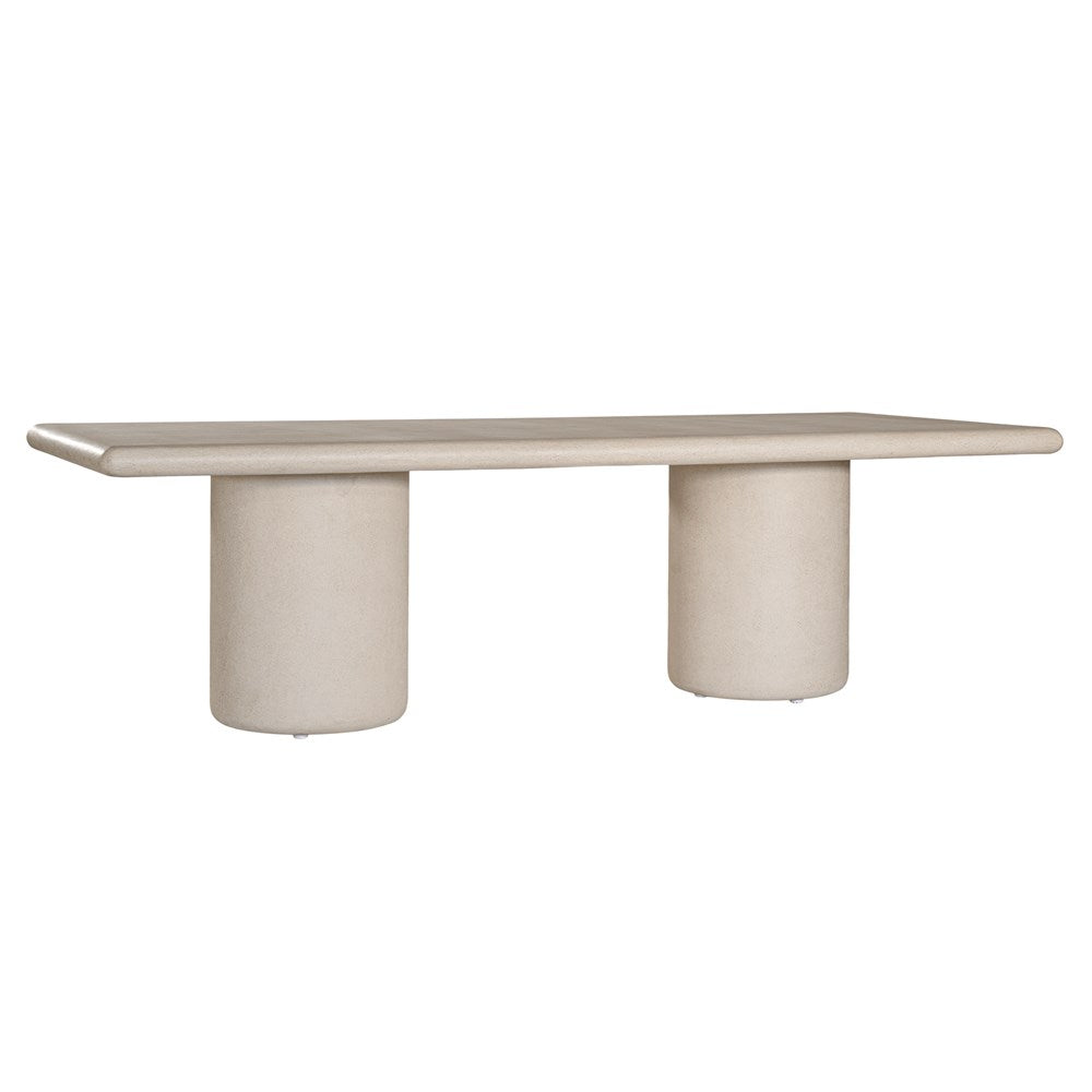 [SR-09] Mukalla Rectangular Dining Table | Tadelakt