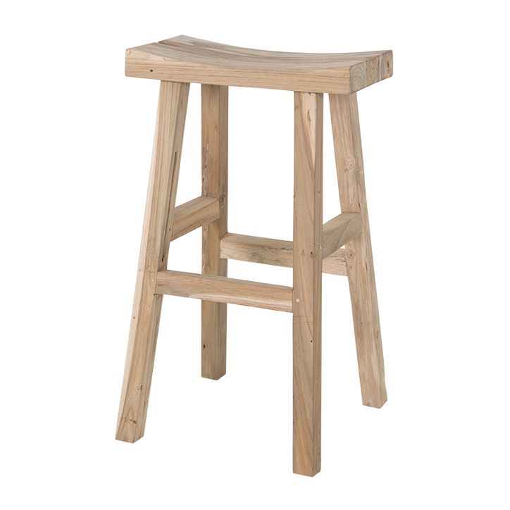 [WC-294] Kusina Teak Barstool | Natural