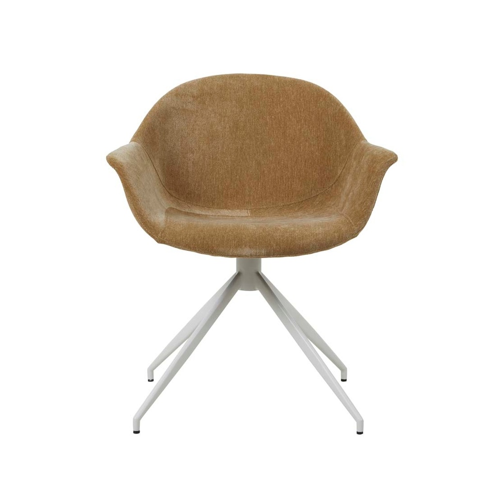 [DAISY-SPIDER-LEG-OFFICE-CHAIR-DIJON-WHITE-CH-DAISY-SPI-OFF-WHITE] Daisy Spider Leg Office Chair - Dijon - White