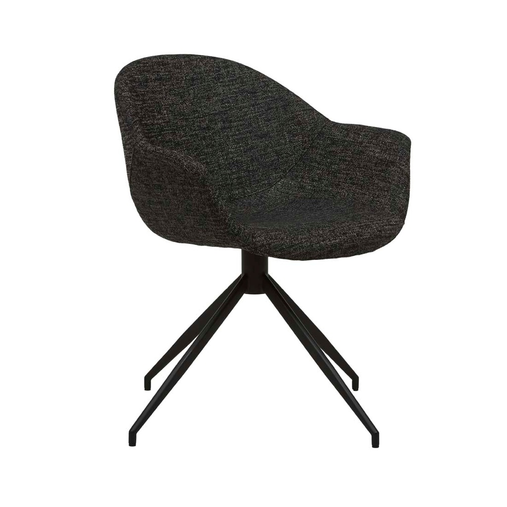 [DAISY-SPIDER-LEG-OFFICE-CHAIR-EBONY-WEAVE-CH-DAISY-SPI-OFF] Daisy Spider Leg Office Chair - Ebony Weave