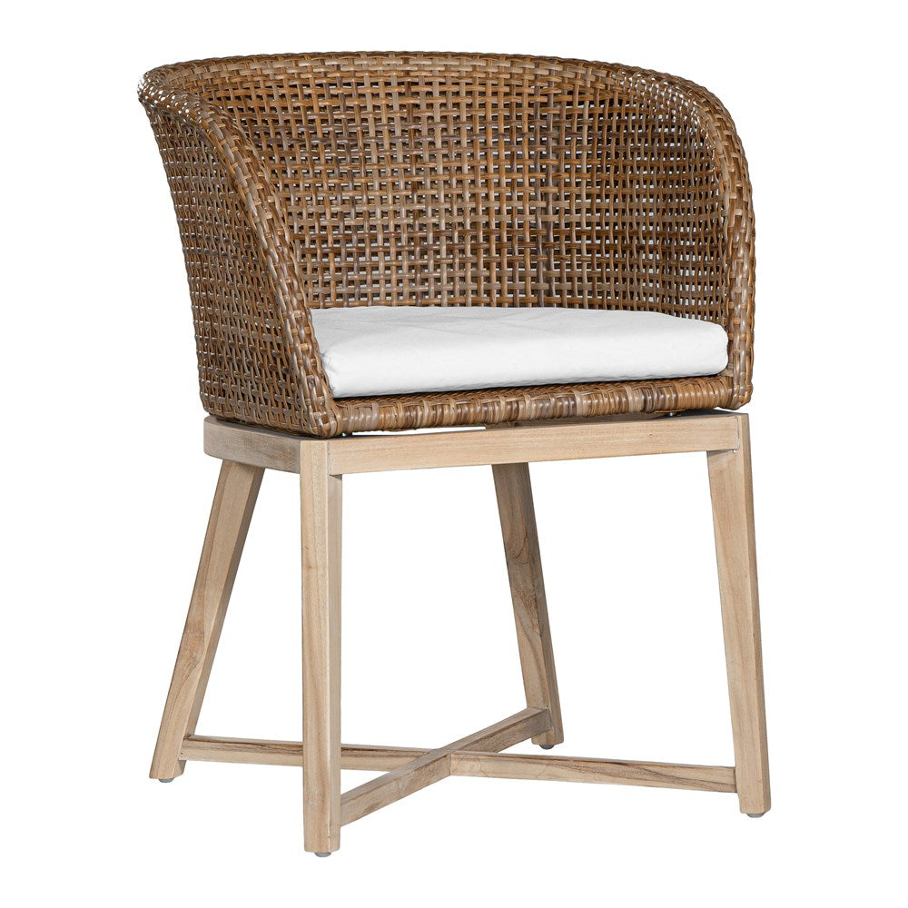 Tula Dining Chair | Polyrattan | Natural