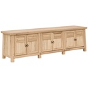 Bamboo Entertainment Unit | Six Door | Blonde