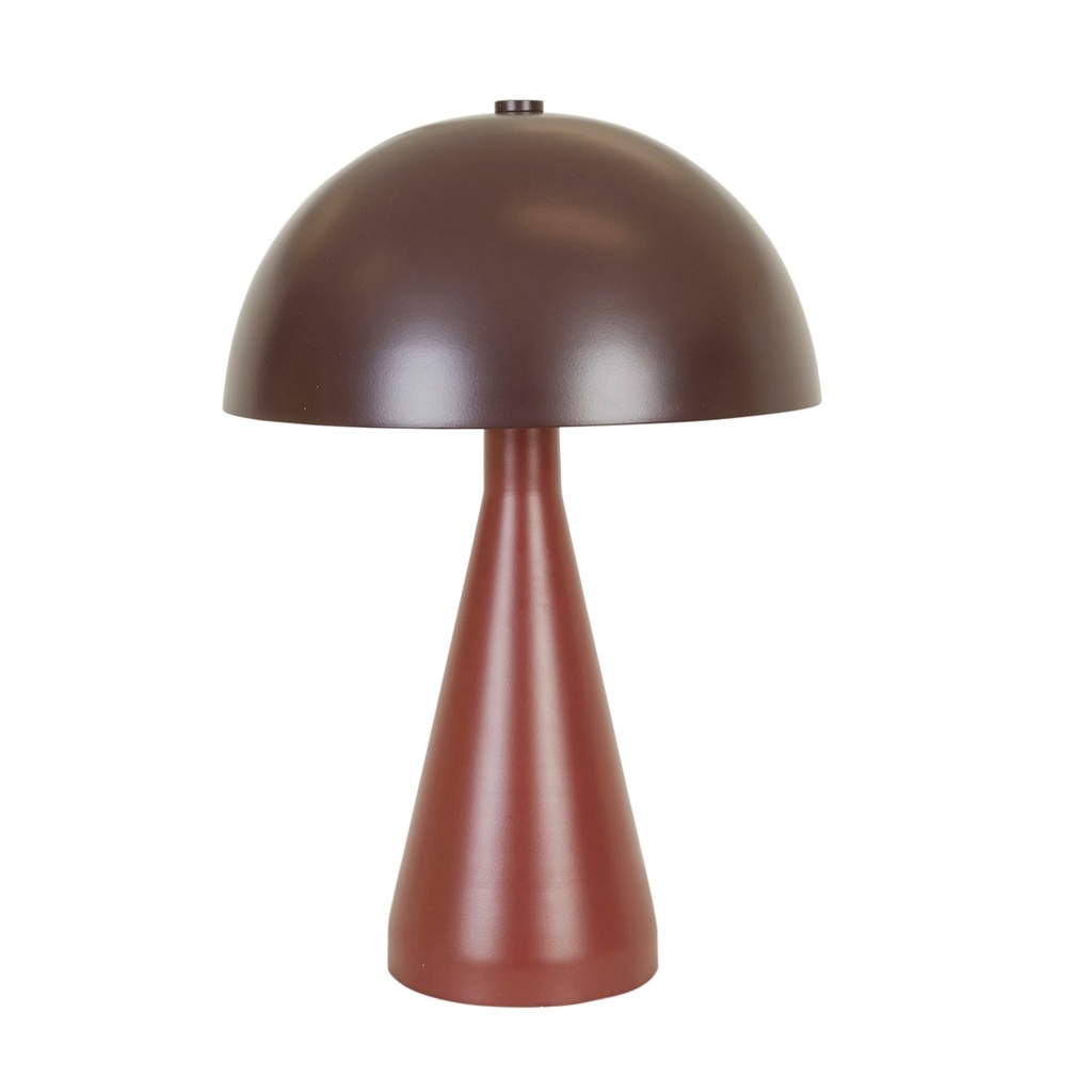[EASTON-DOME-TABLE-LAMP-BURGUNDY-BERRY-LAMP-EASTON-DOME-TBL-BERRY] Easton Dome Table Lamp - Burgundy - Berry