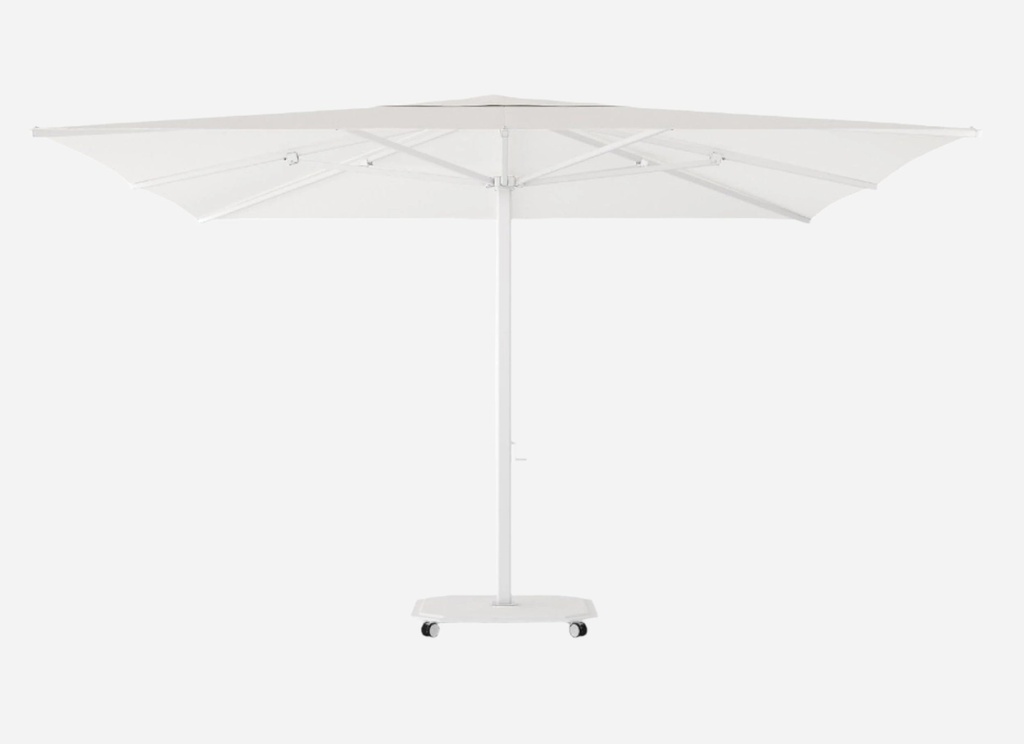 Caractere 400cm Centre Pole Umbrella in White