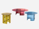 Double L Glaze Coffee Tables