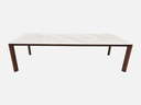 Otway Ceramic Dining Table 280cm Light Walnut