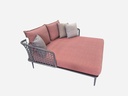 Aireys Woven Daybed in Merlot Red
