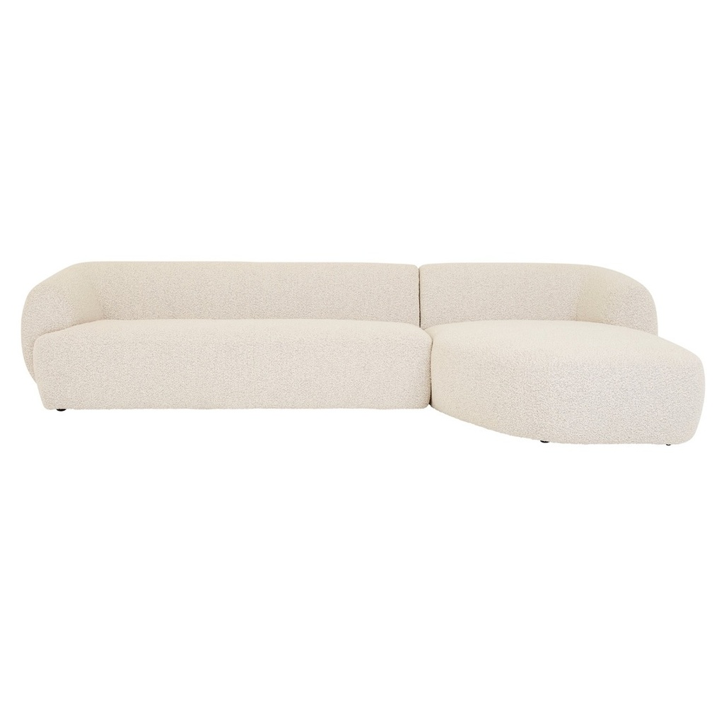 Madrid Slope Right Chaise Sofa Set - Grey Speckle Boucle