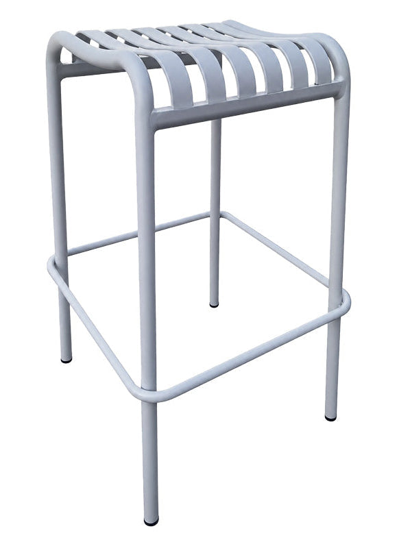 [7145232465969] Stripe Backless Barstool