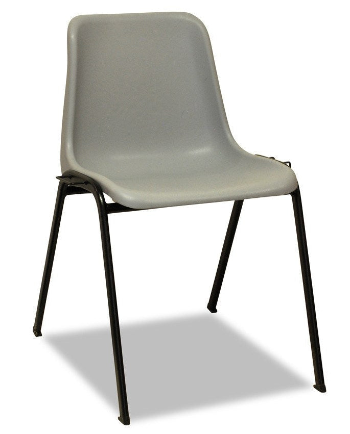 [NF010030 GREY10 LINK] In Stock - Nufurn Seminar Stacking Chair