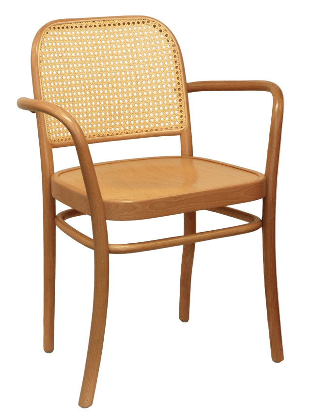 [NF060111 ARM Natural] PAGED B-8130 Bentwood 'Copenhagen' Arm Chair | In Stock