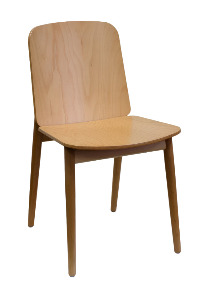 [NF060114] PAGED A-4390 'Ainslee - Prop' Bentwood Side Chair