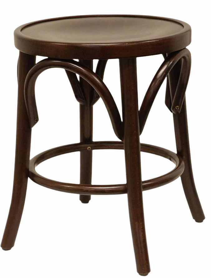 [NF090020] In Stock - PAGED C-4346 'Dublin Low' Bentwood Stool - Black