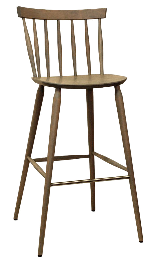 [NF090039] PAGED H-9850 'Tiamo - Antilla' Bentwood Barstool