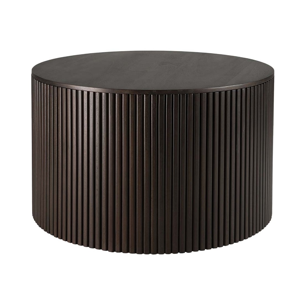 [ETHNICRAFT-ROLLER-MAX-COFFEE-TABLES-DARK-BROWN-MAHOGANY-CTO-ETH-ROLL-X] Ethnicraft Roller Max Coffee Tables - Dark Brown Mahogany