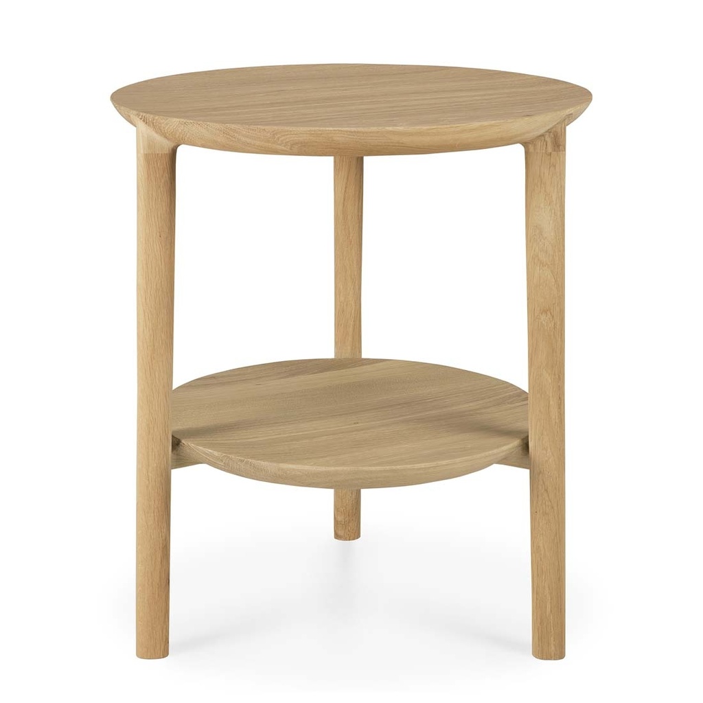 [ETHNICRAFT-BOK-SIDE-TABLE-OAK-LTO-ETH-BOK] Ethnicraft Bok Side Table - Oak