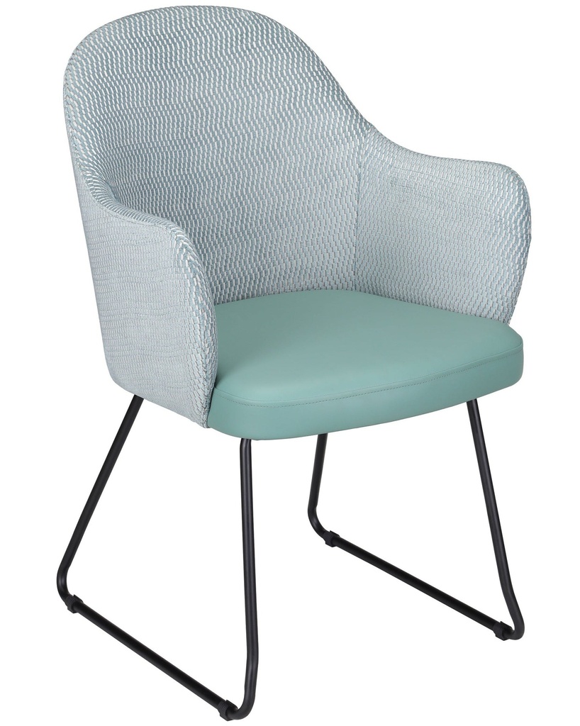 [NF140002 + NF140013] Harmony Two Chair - Sled Base