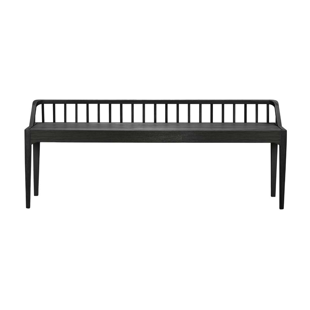[ETHNICRAFT-SPINDLE-BENCH-SEAT-BLACK-OAK-BEN-ETH-SPIN] Ethnicraft Spindle Bench Seat - Black Oak