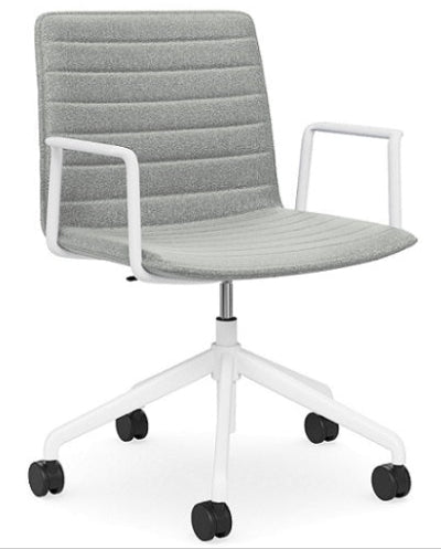 [NF190018 WTGR] Nikita Swivel Meeting Arm Chair