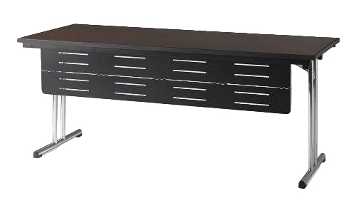 [NF530073 8ft] Platinum Linen-Free - 8ft Trestle Folding Tables