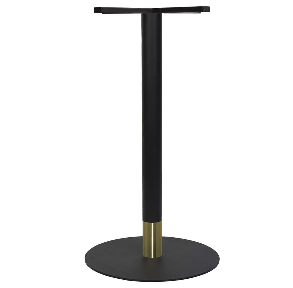 [NF590020 - 450 Blk/Black Brass] Tivoli Disc Bar Base 450 | In Stock