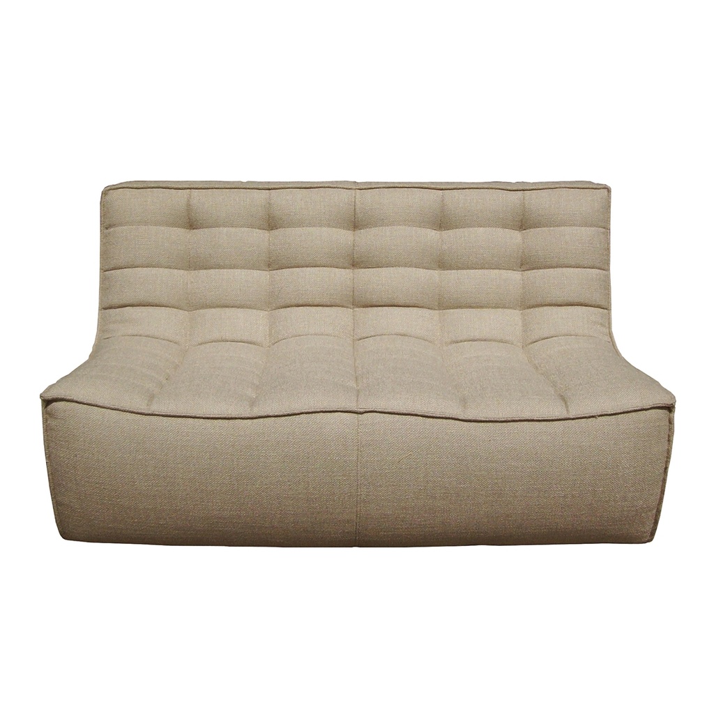 Ethnicraft Slouch 2 Seater Sofa - Dark Beige